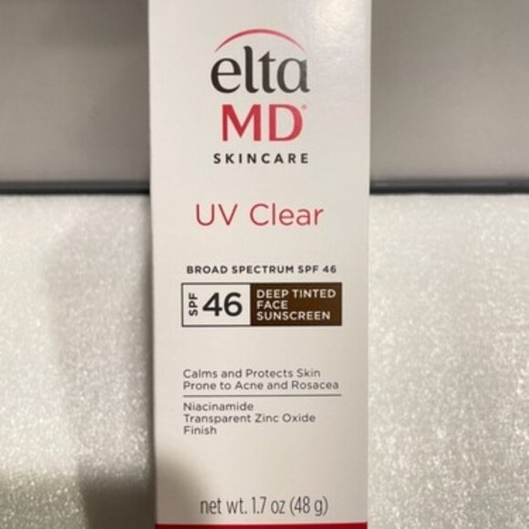Elta MD UV Clear SPF46 Deep Tinted Face Sunscreen 48g/1.7oz  New box - Picture 1 of 1